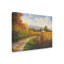 « automne country road », reproduction de peinture à l’acrylique sur toile tendue-33519934