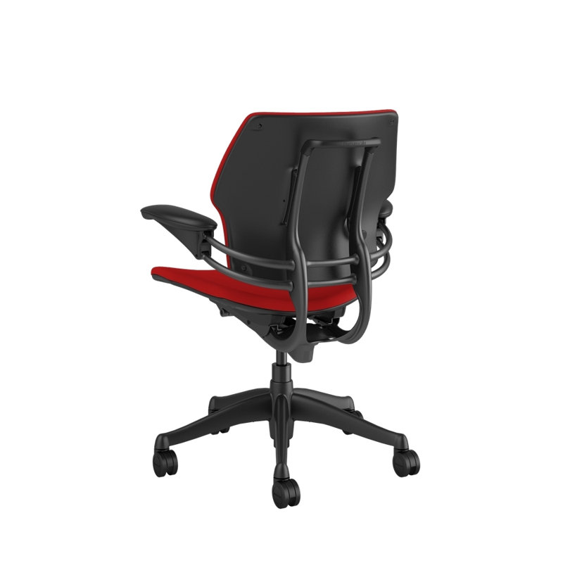 Freedom Ergonomic Task Chair - Lotus, Lucky Red
