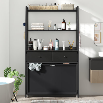 Laundry Room Organizer with Wheels