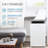 Keystone 14,000 BTU ASHRAE/12,000 BTU DOE Portable Inverter Air Conditioner with Remote Control-126757373