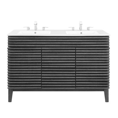 Modway Render 48" Double Sink Bathroom Vanity