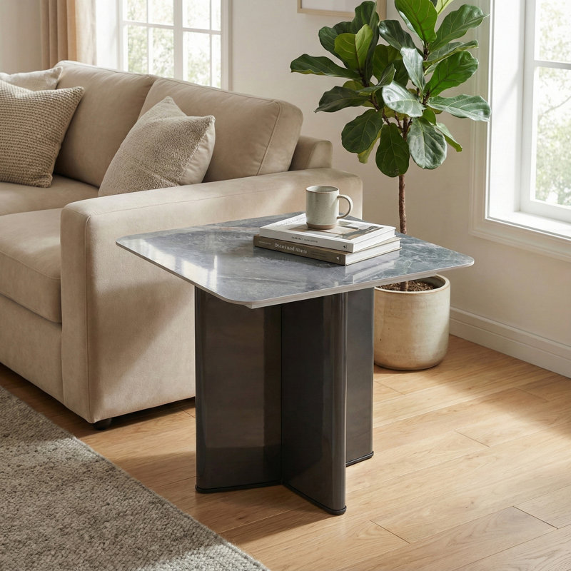 Chawan Abstract End Table