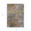 Tapis intérieur lavable abstrait 3 pi x 5 pi gris argenté