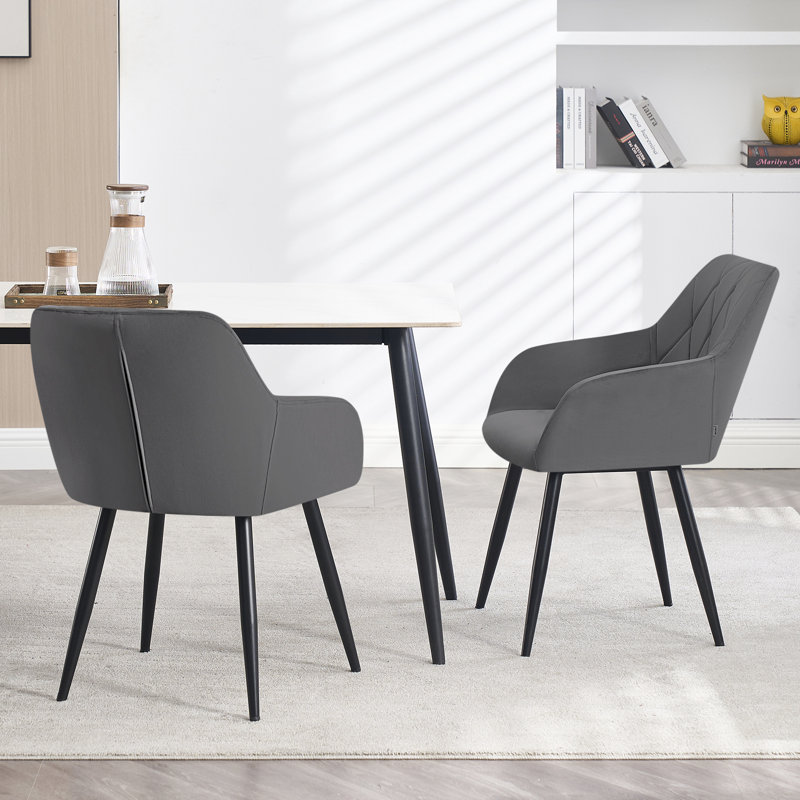 Alvion Upholstered Dining Chair, Grey