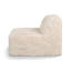 Canapé modulaire compressé en mousse de fausse fourrure 3 pièces Boneless Cathryn-23182291