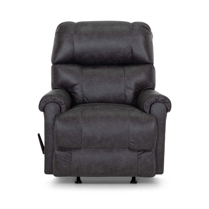 Mid-sized Fabric Recliner, Gray