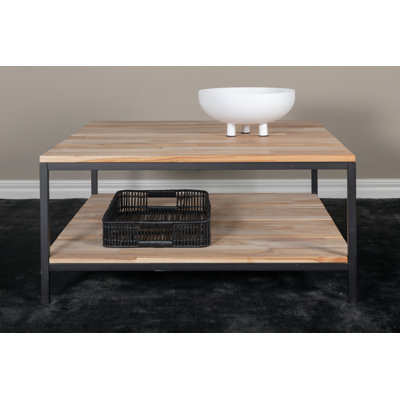 Caja 80cm Solid Wood Top Console Table