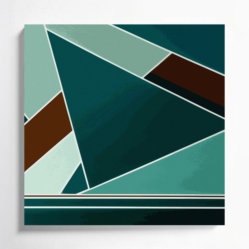 Art mural rigide sur toile rigide 38, H 12 po x l 12 po