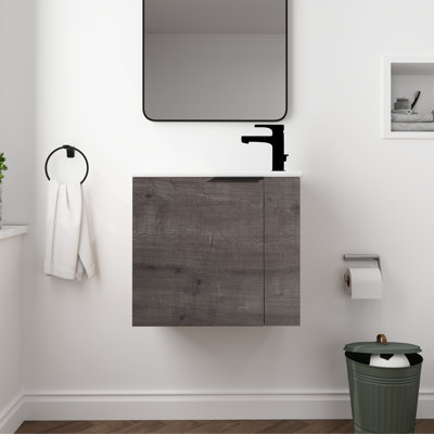 Meuble-lavabo de salle de bain avec lavabo