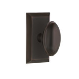 Homestead Single Dummy Door Knob with Studio Plate