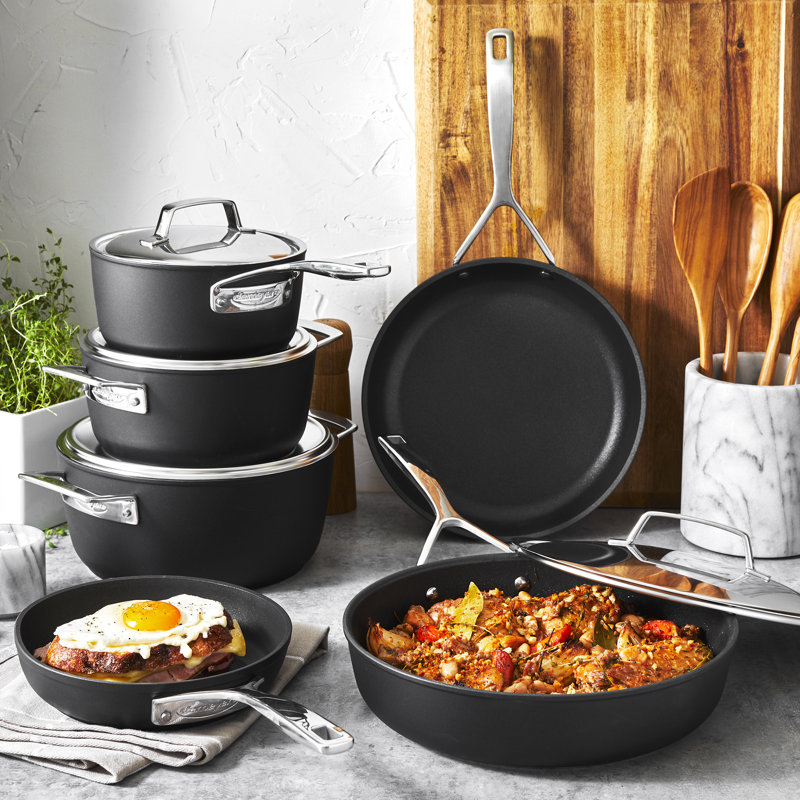 Demeyere AluPro 10-Piece Aluminum Nonstick Cookware Set