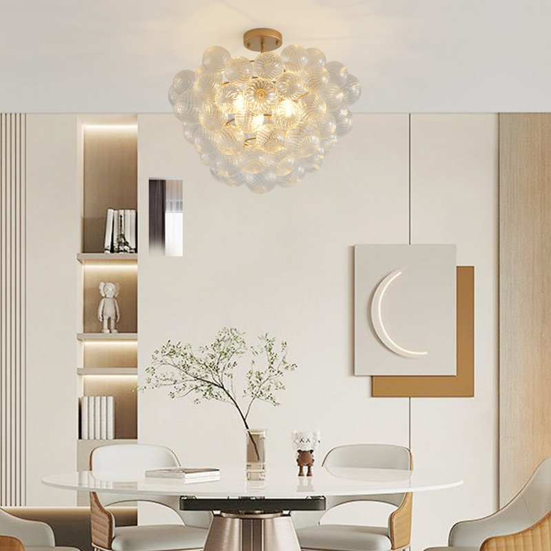 Luminaire suspendu en fer 3 lumières