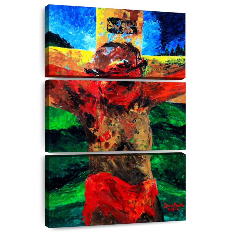 Avery Crucifixion It Is Finished, 38" H x 24" W