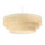 Wampum 1 - Light Cream Geometric Pendant