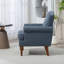 Fauteuil Dean confortable avec pieds en bois robustes pour diverses pièces-478471570