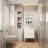 24X32 Inch White Metal Framed Wall Mount Or Recessed Bathroom Medicine Cabinet With Mirror-664852988-664852991