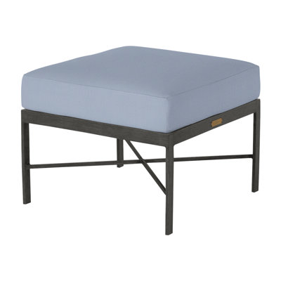 Repose-pieds en aluminium Monaco - gris ardoise