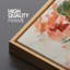 Œuvre botanique florale pêche douce, images de chambre à coucher, impression sur toile encadrée-599240703-599240694