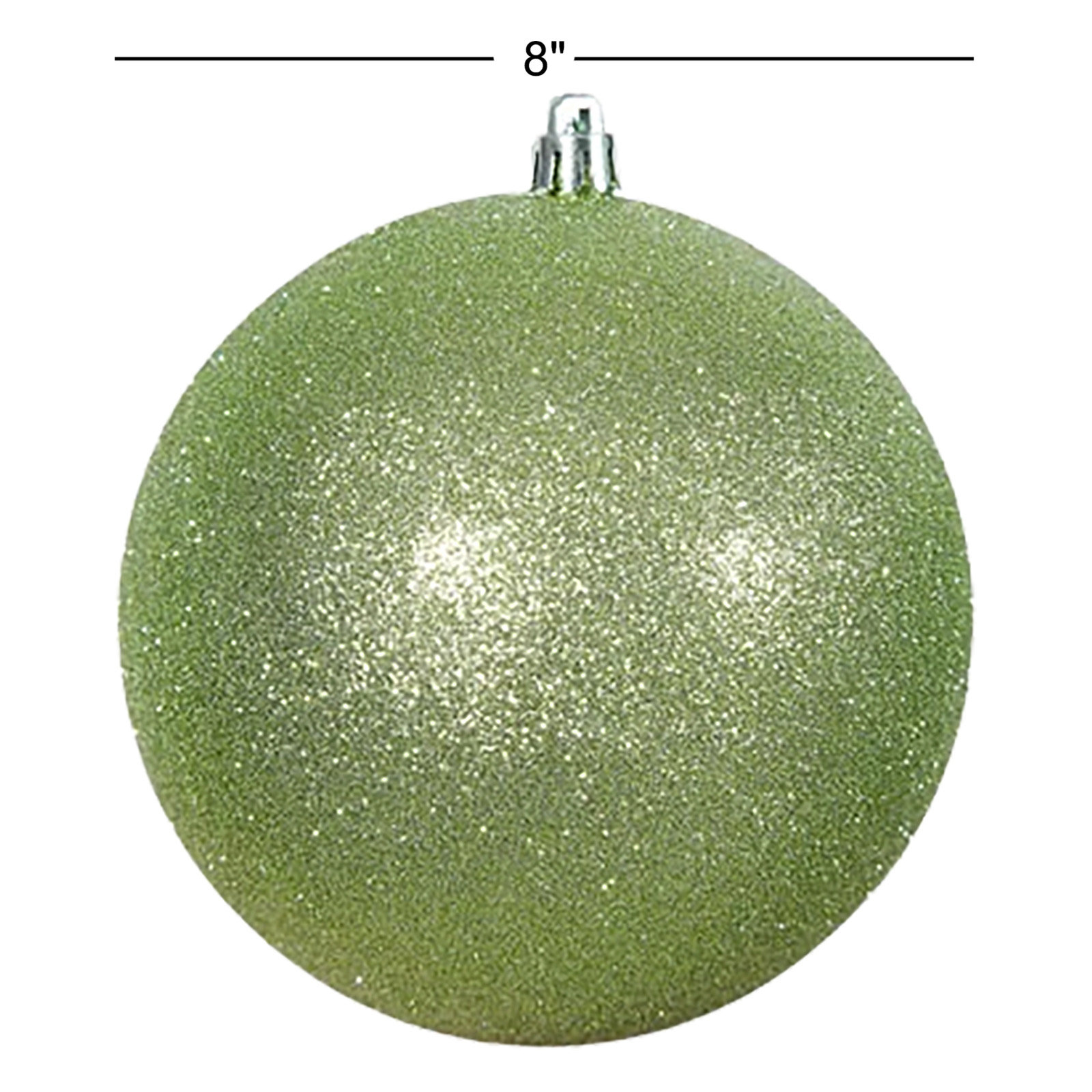 Holiday Décor Ball Ornament, Celadon, 8" H x 8" W x 8" D