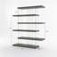Mechteld Geometric Glass Bookcase