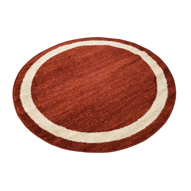 Desdemona Striped Indoor Rug, Round 4'