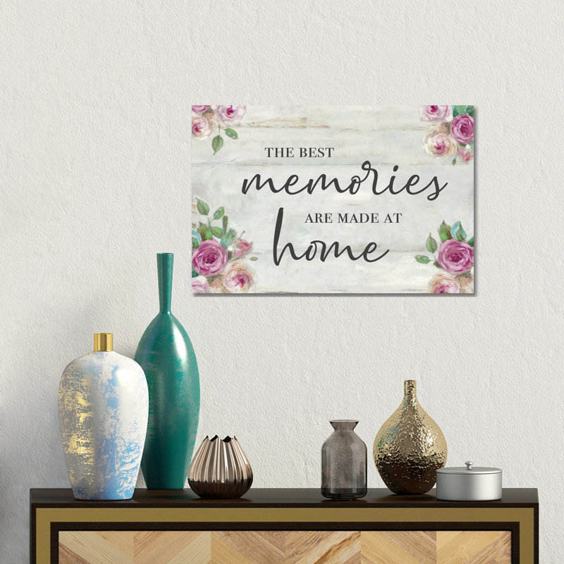 Memories At Home by Sally Swatland - Gallery-Wrapped Canvas Giclée on Canvas, 66.04 cm H x 45.72 cm W x 3.175 cm D, Canvas