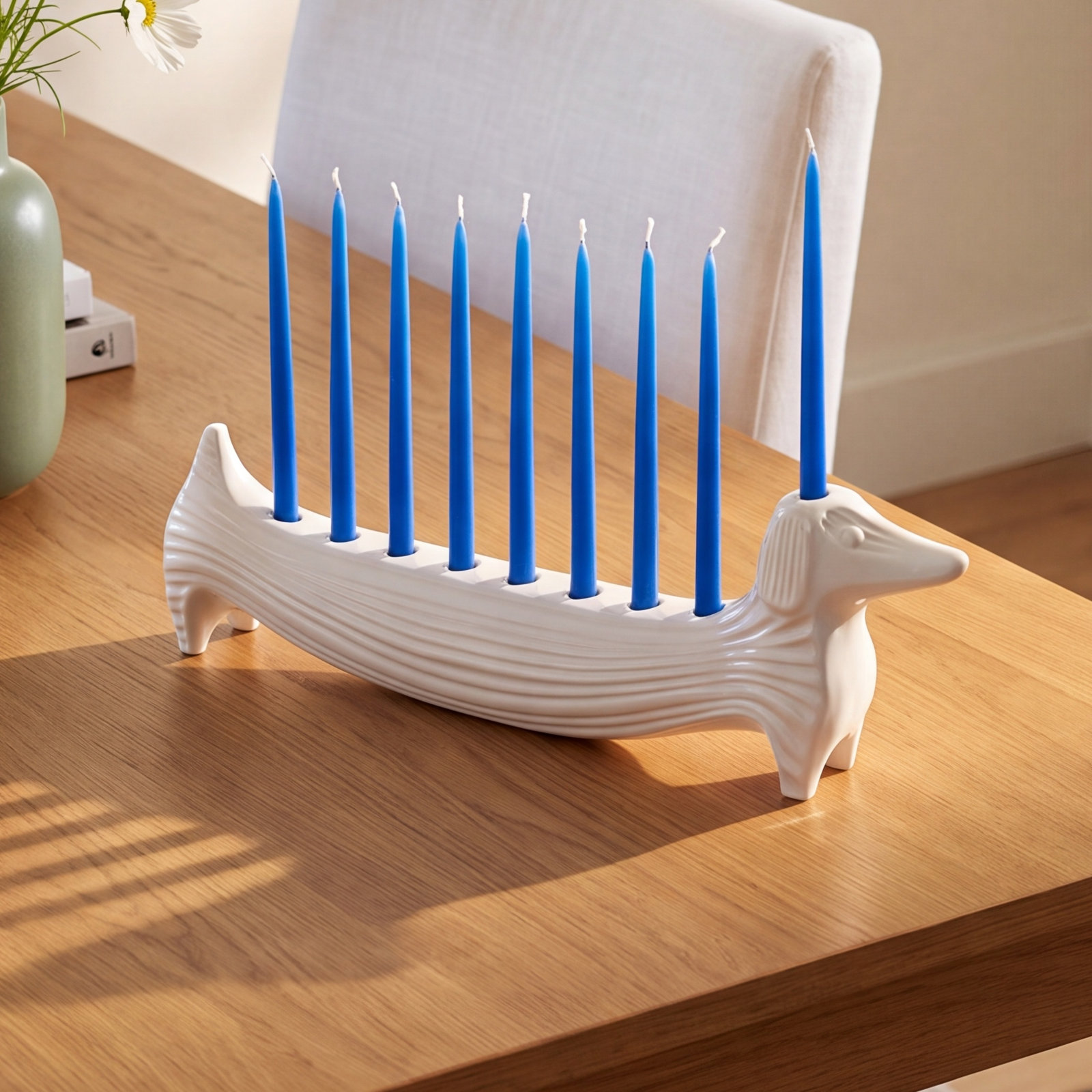 Menagerie Dachshund Menorah