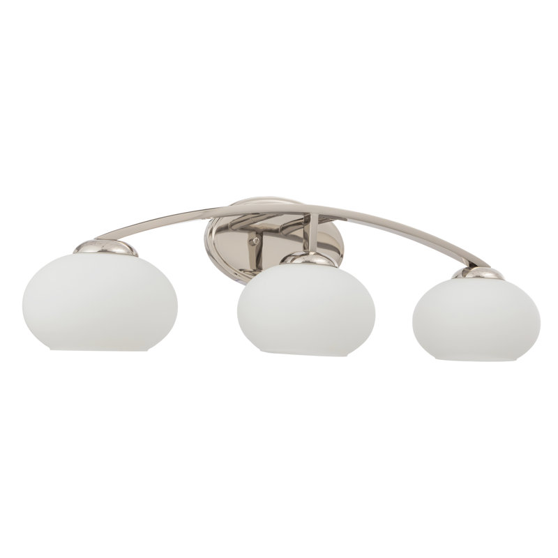 Éclairage pour salle de bain 3 lumières Bisque