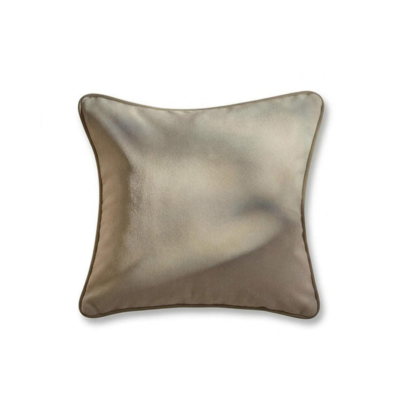 Square Cushion Cover, Ivory/Clay