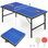 60" Portable Ping Pong Table, Foldable Indoor/outdoor Table Tennis Table With 2 Paddles, 2 Balls And Net