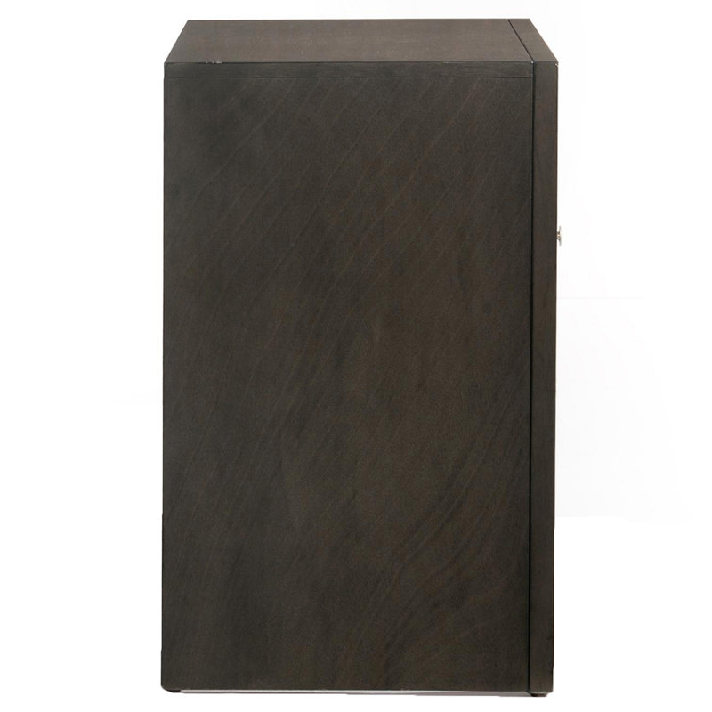 Table de chevet avec 2 tiroirs, Chêne