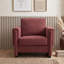 Fauteuil d'appoint rembourré avec accoudoirs Boucle-1664579436