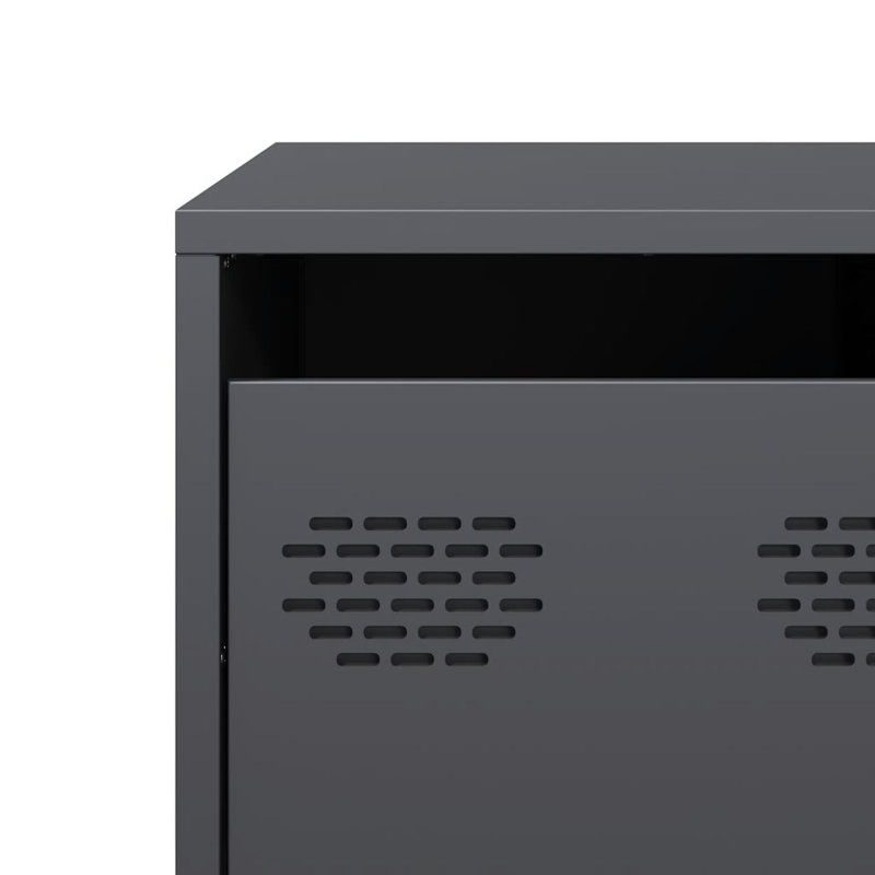 Antionett Coffee Table with Storage, Anthracite