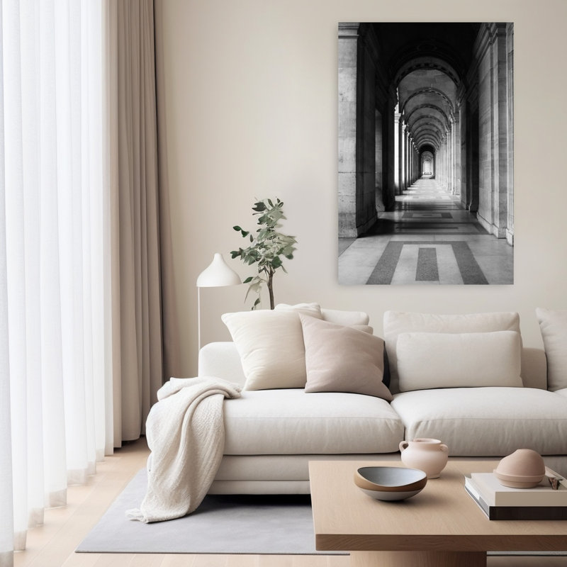 Architecture 5 Art contemporain abstrait, H 60 po x l 40 po