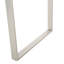Rouille - Table à lattes en faux bois avec structure en aluminium robuste - Stabilité extérieure