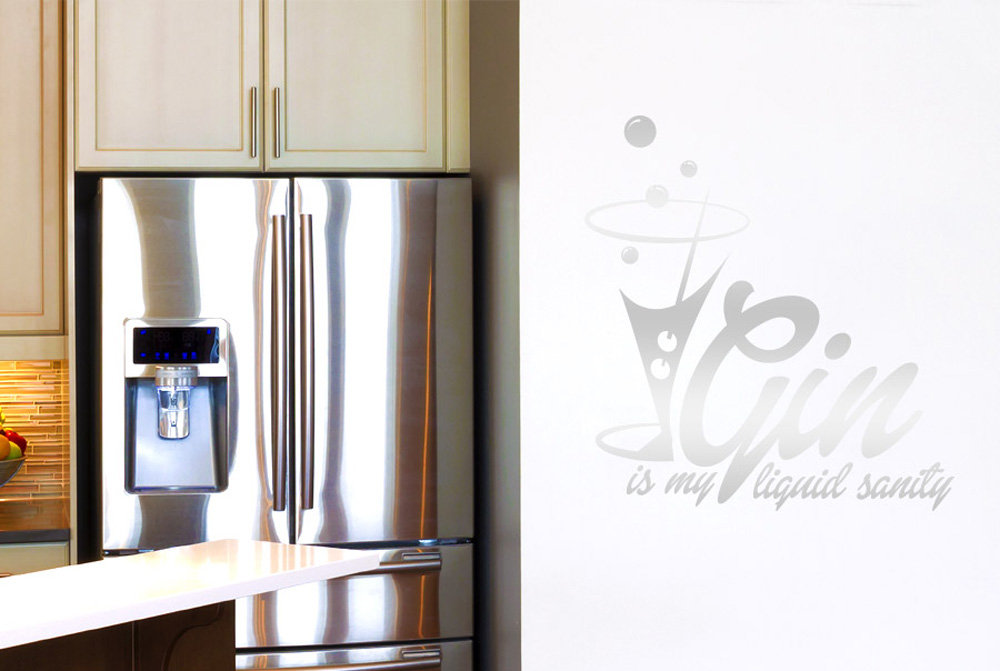 Gin Is My Liquid Sanity Wall Sticker