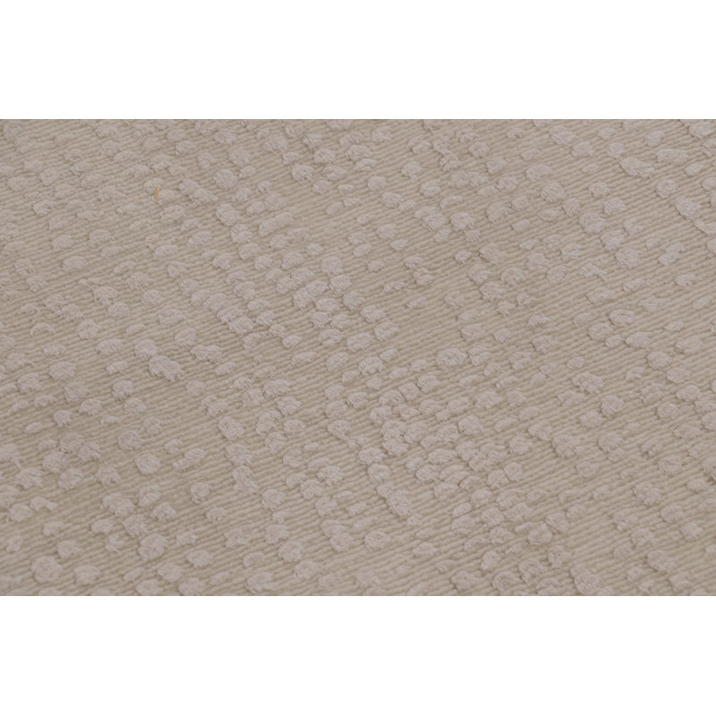 Textural Handmade Silk and Wool Area Rug