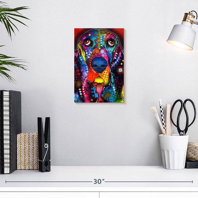 Brampt Basset I, 12" H x 8" W