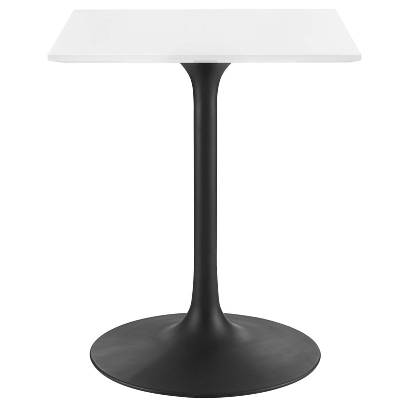 Table de salle à manger carréeLippa, Noir, H 28,5 po x l 23,5 po x P 23,5 po