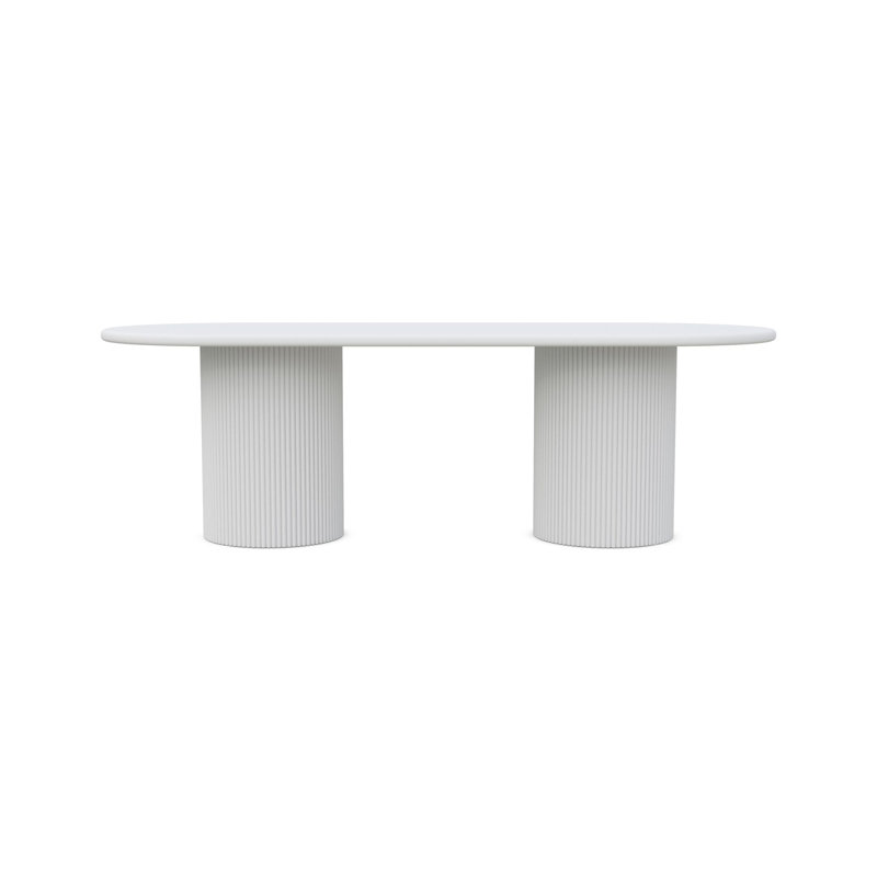 Palma 96" Dining Table, White