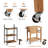 32.5 " W Kitchen Cart