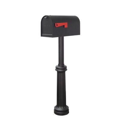 Boîte aux lettres avec poteau inclus trottoir Titan