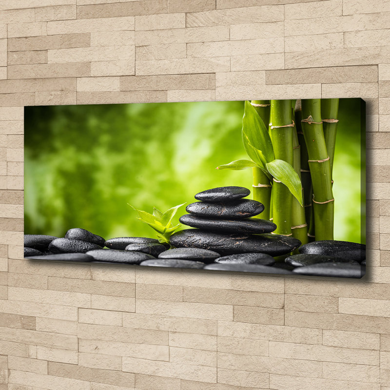 Zen Stones - Wrapped Canvas Print