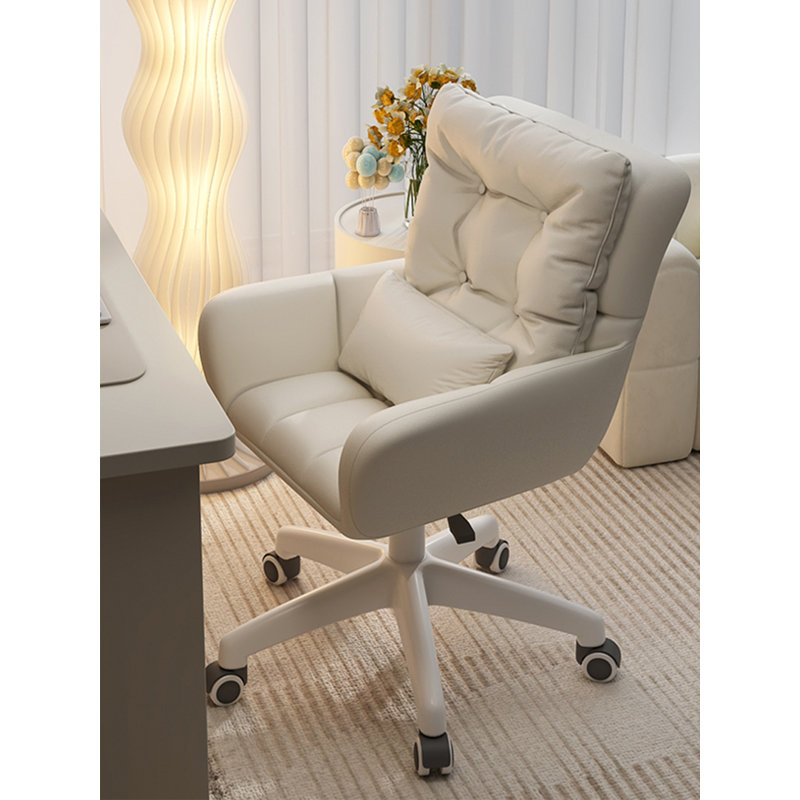 Artistic Style Cat-Resistant Leather Multi-Function Office Chair