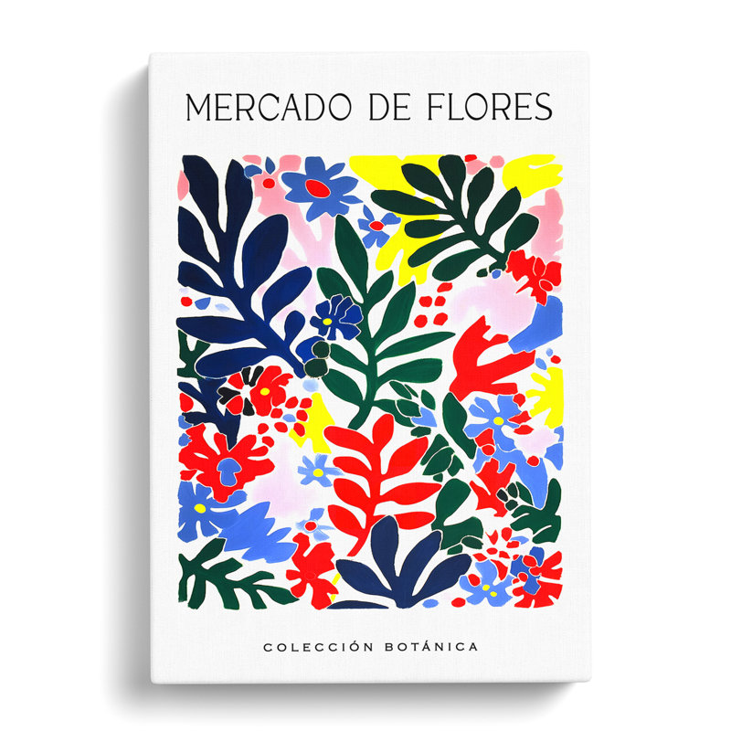 XMKTMKT-137 Botanical Flower Market Exhibition No.10 - Wrapped Canvas Print