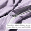 Housse de couette Southshore Basics de Southshore Fine Linens, coloris Evening Haze, en microfibre doublement brossée avec fermeture éclair invisible et attaches aux coins, 1 taie d'oreiller, 1 place/1 place XL-336246585-336246575