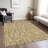Elowira Gold Washable Indoor-Outdoor Rug - -857555239