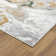 Modern Abstract Green Gold Area Rug