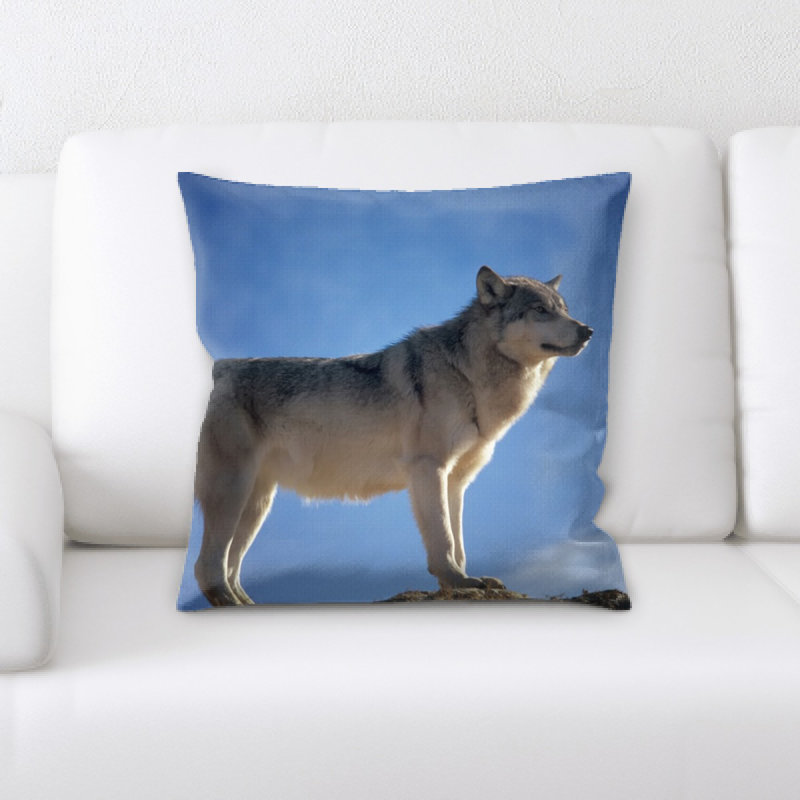 Coussin loup