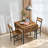 Drop Leaf Extendable Dining Table only, Seats 2-4 People